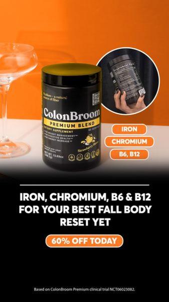 This 9:16 vertical mobile ad showcases a dietary supplement jar alongside clinical callouts and a strong 60% off conversion incentive.